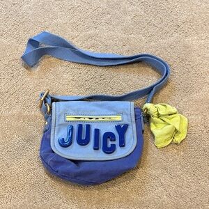 Juicy Couture Blue and yellow Crossbody Bag
